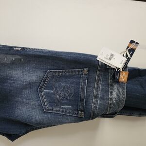 Luxe Blue Straight Leg Jeans with Classic Indigo Finish